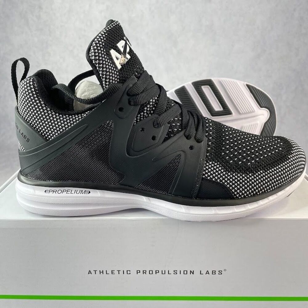 APL Ascend Shoes Black & White Lace Up Sneakers Womens Size 8.5 Mens Size 7 $225
